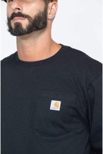 Carhartt Men's Loose Fit Heavyweight Long-Sleeve Pocket T-Shirt - Image 7